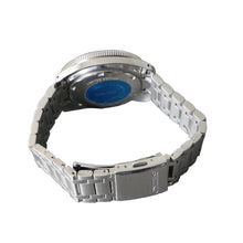 Load image into Gallery viewer, Silver watch with a metal band on a gray surface