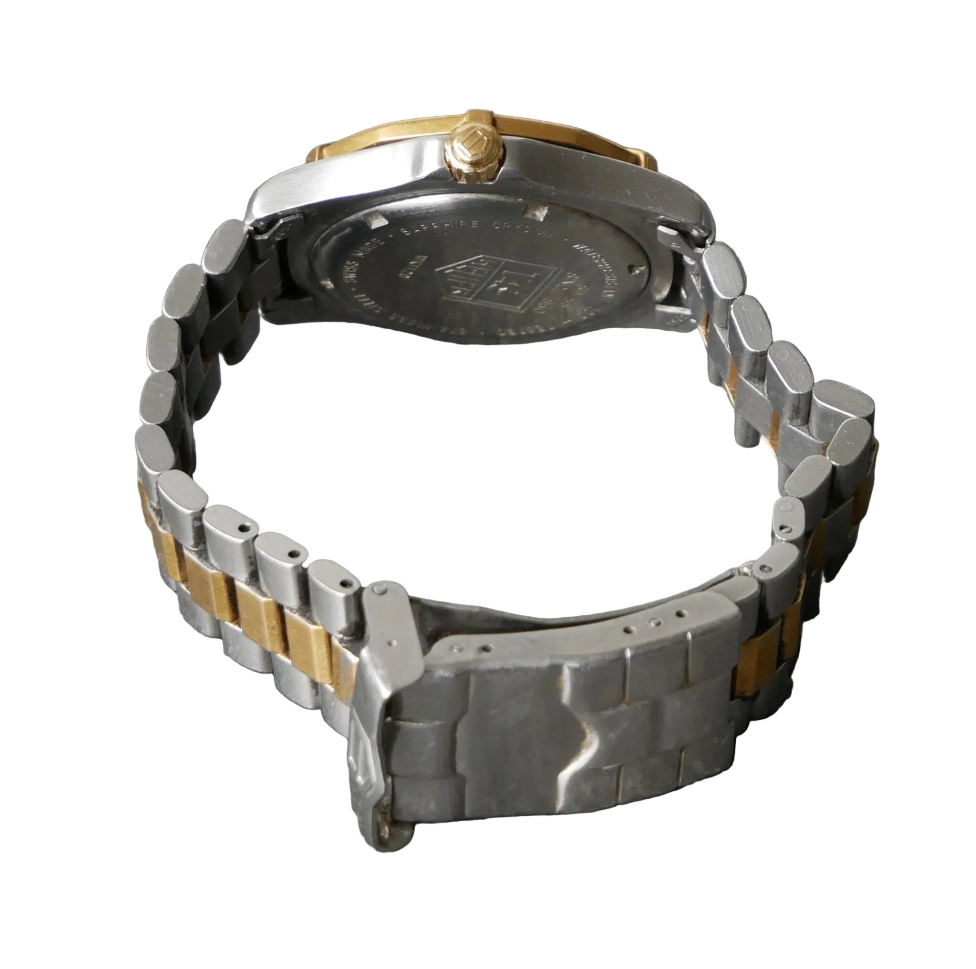 Load image into Gallery viewer, Metallic watch band on a gray surface