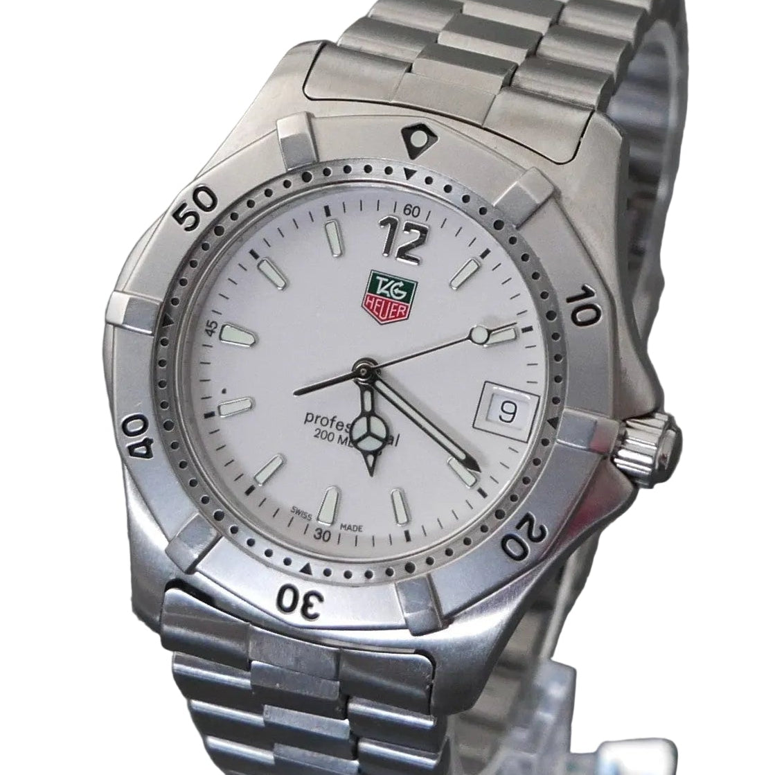 Load image into Gallery viewer, Silver watch with a white face