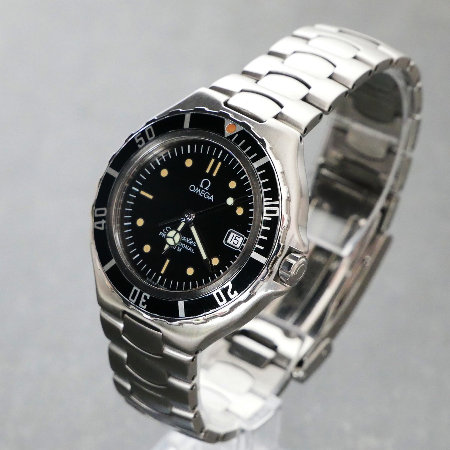Omega Seamaster 200m (Pre-bond, vintage, Circa 2000), 36mm, Black Dial, Quartz
