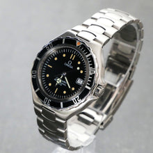 Load image into Gallery viewer, Omega Seamaster 200m (Pre-bond, vintage, Circa 2000), 36mm, Black Dial, Quartz
