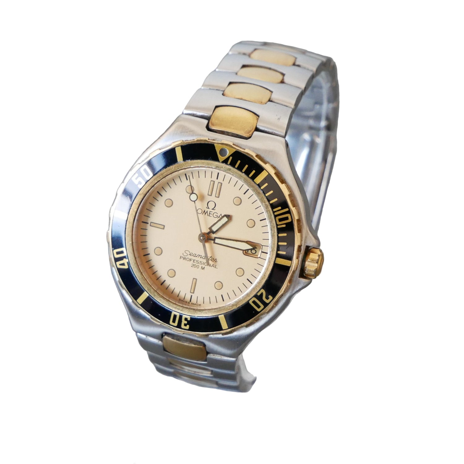 Omega Seamaster 200m 2 tone, 36mm, Quartz, 396.1042 (In-stock item)