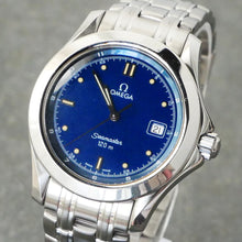 Load image into Gallery viewer, Omega Seamaster (vintage), Blue dial, model 120m - 2511.80, 36mm, Quartz
