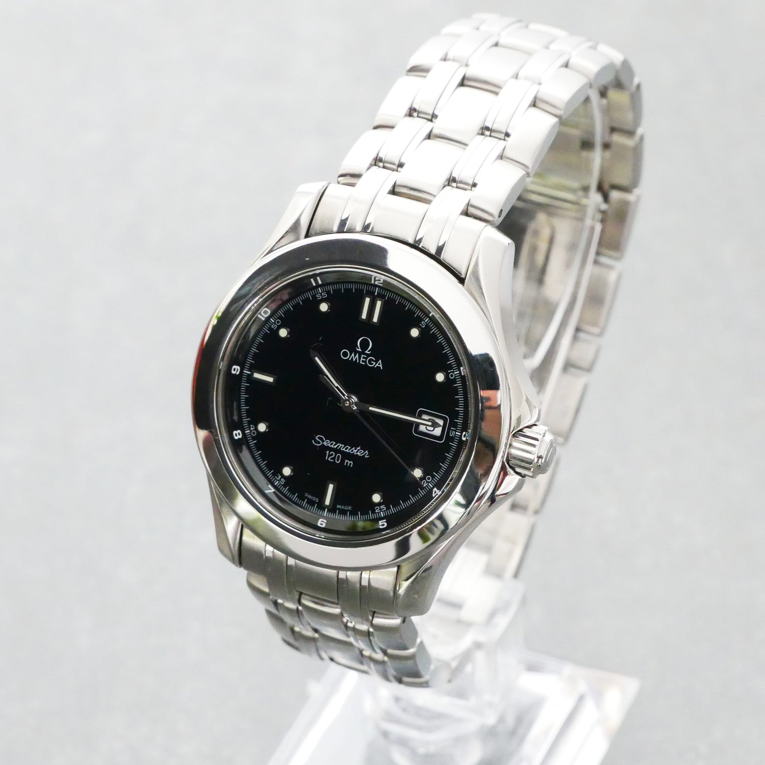 Vintage Omega Seamaster 120m, Black dial, 36mm, Quartz, model - 2511.50