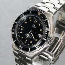 Load image into Gallery viewer, Omega Seamaster 200m (Pre-bond, vintage, Circa 2000), 36mm, Black Dial, Quartz
