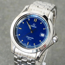 Load image into Gallery viewer, Omega Seamaster (vintage), Blue dial, model 120m - 2511.80, 36mm, Quartz
