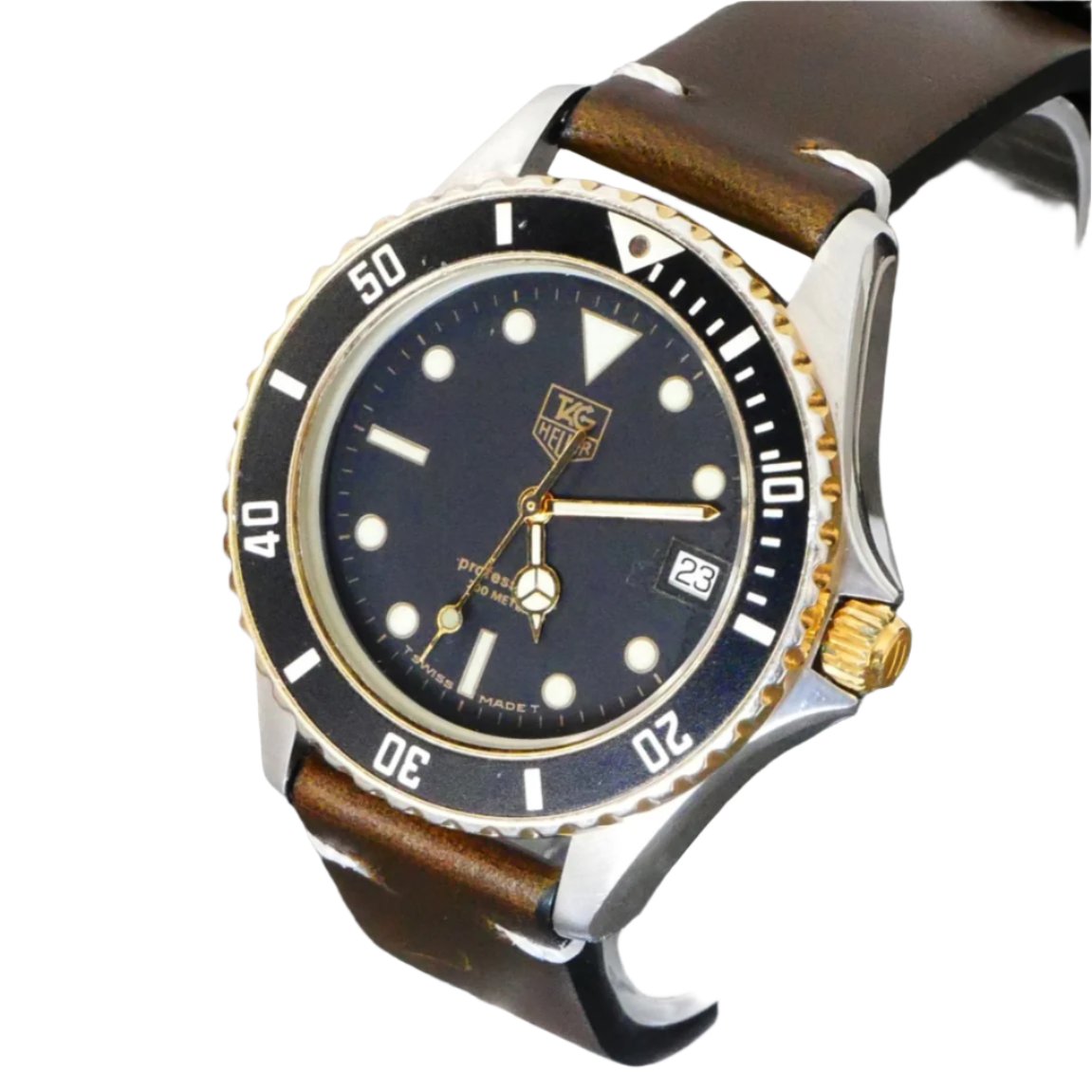 Tag Heuer 1000, 2 tone, (Vintage, Circa mid 80's), 38mm, Quartz (In Stock Item)