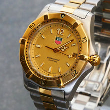 Load image into Gallery viewer, Tag Heuer 2000, Vintage, 2 tone gold and stainless steel, 38mm, Quartz.
