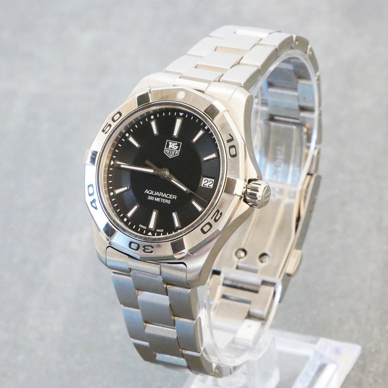 Tag Heuer, Aquaracer, 39mm, Black dial, Quartz, model - WAP1110.BA0831