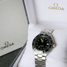 Load image into Gallery viewer, Omega Seamaster 200m (Pre-bond, vintage, Circa 1998), 36mm, Black Dial, Quartz
