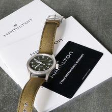 Load image into Gallery viewer, Hamilton, Khaki Field Mechanical, 38mm, H69439363 (mint condition, as new) (In Stock Item)
