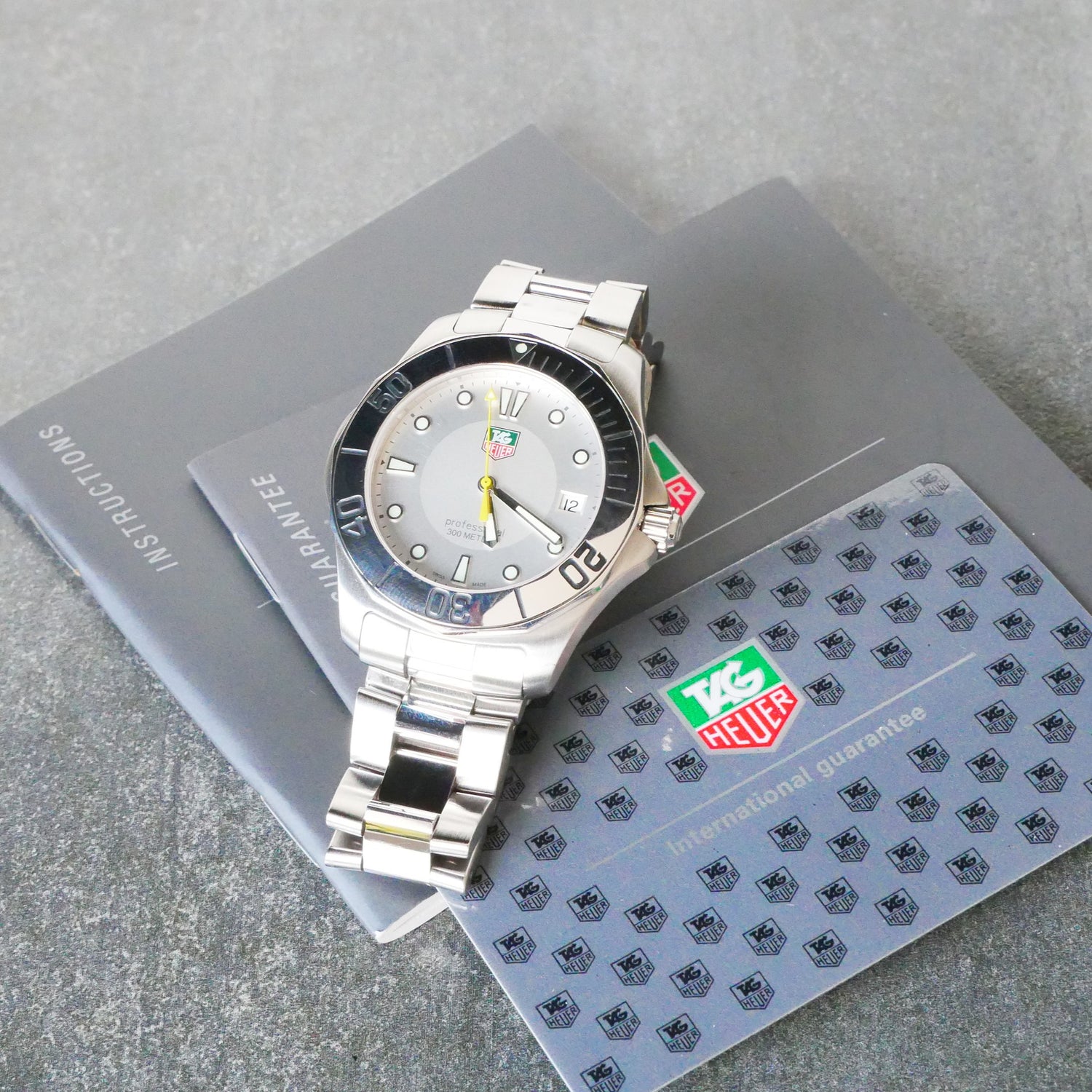 Tag Heuer, Aquaracer, 39mm, Silver dial, Quartz, WAB1111.BA0801